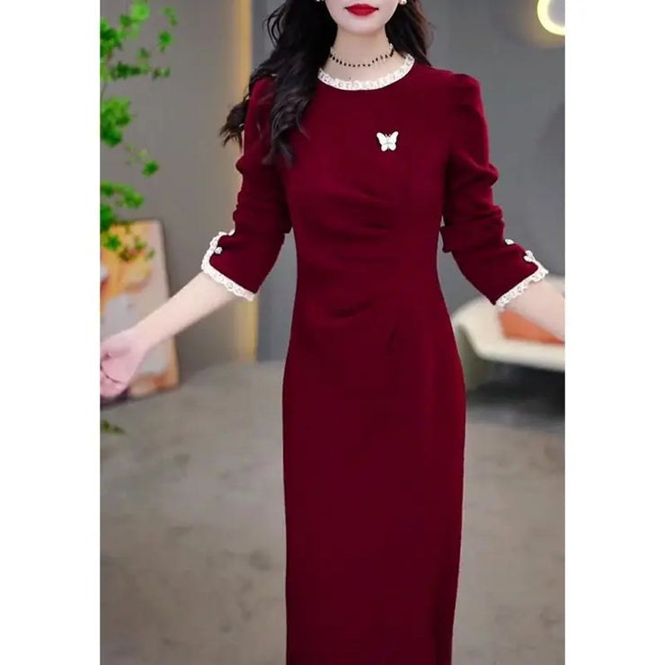 Robe Midi Élégante Femme